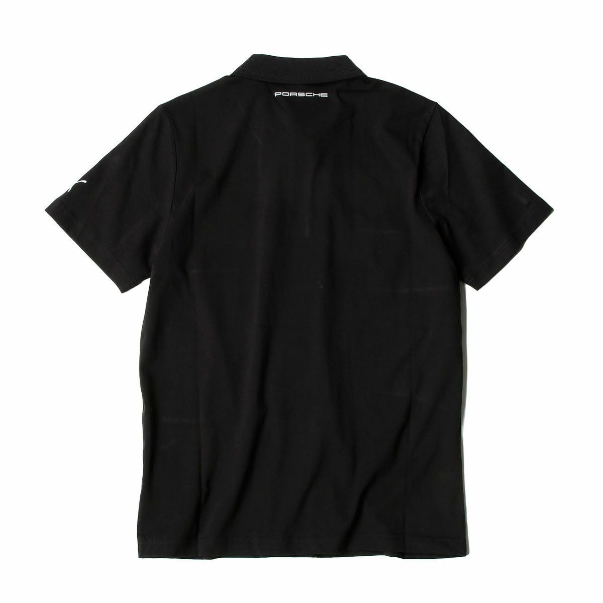 PORSCHE｜ポルシェ レガシー ベース スウェット ポロ｜ポロシャツ｜ブラック