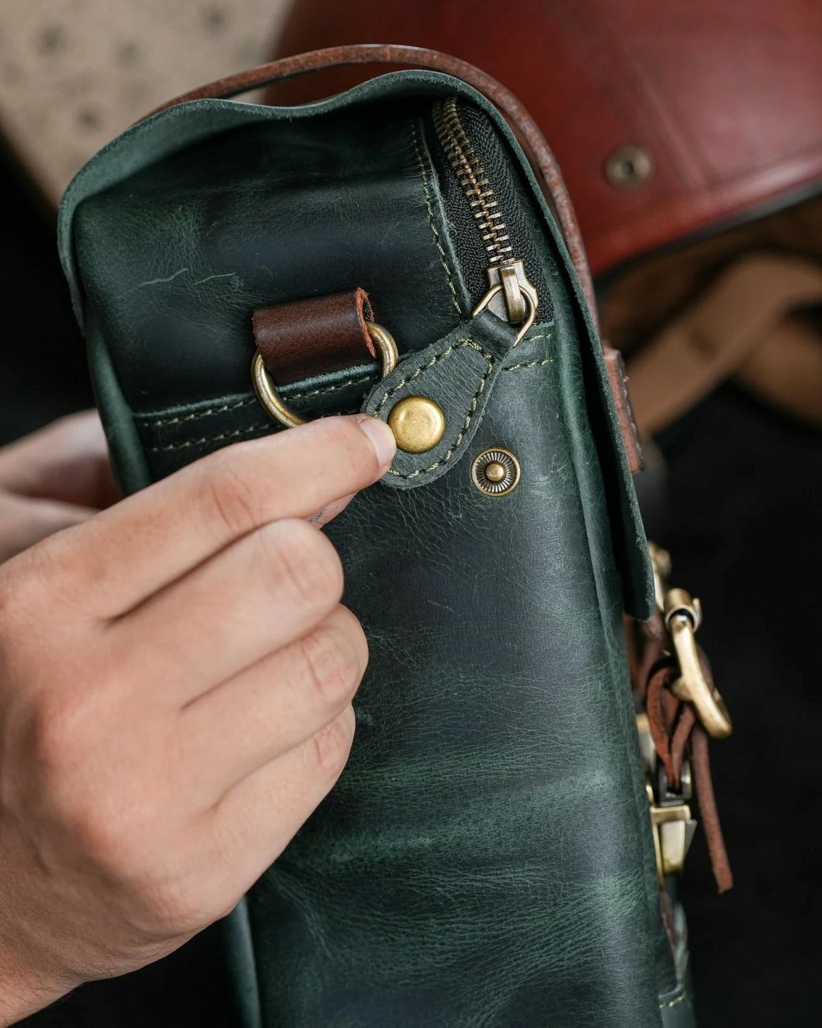 Trip Machine｜タンク＆テール バッグ｜タンクバック｜チェリーレッド