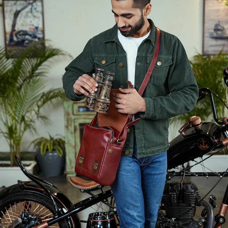 タンク＆テールバッグ｜3WAY仕様 バイク用レザーバッグ - Motorimoda