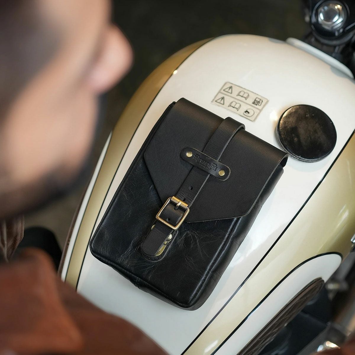 Trip Machine｜タンク ポーチ｜タンクバック｜ブラック｜使用イメージ