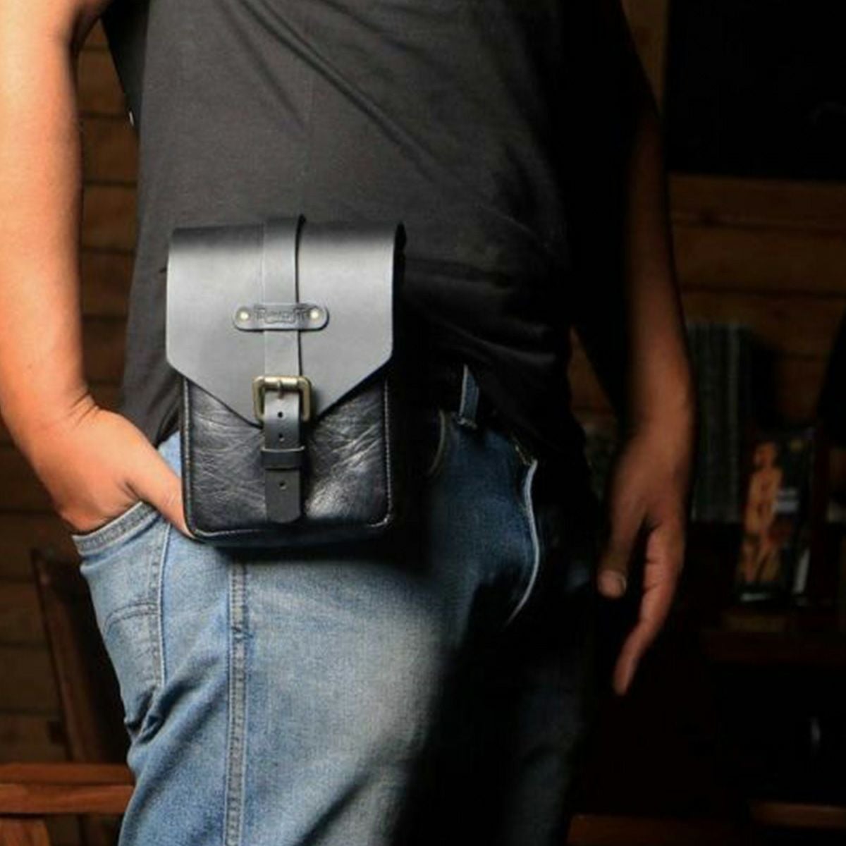 Trip Machine｜タンク ポーチ｜タンクバック｜ブラック｜使用イメージ