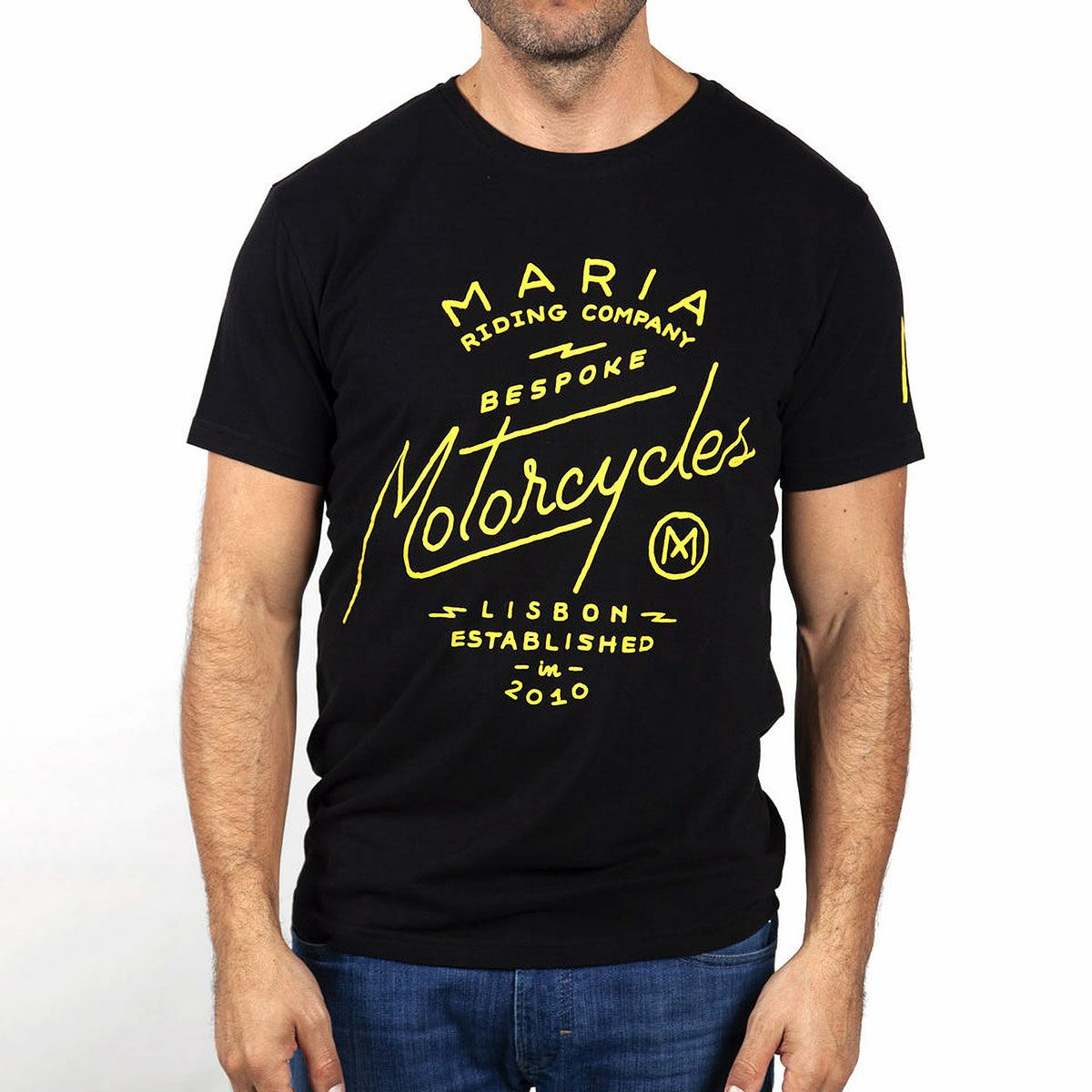 Maria Riding Company｜マリア ビスポーク Tシャツ｜ブラック｜モデル着用