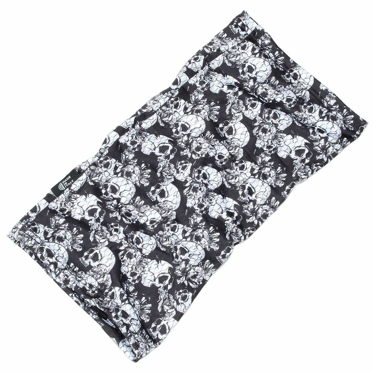 EtheN｜チューブ 034｜ネックカバー｜ブラック×ホワイト