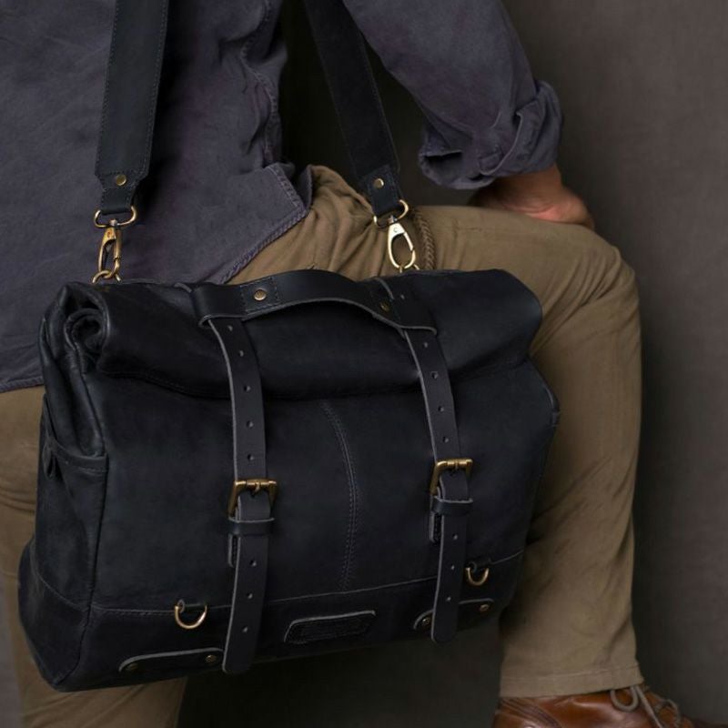 Trip Machine｜アウトロー サドルバッグ｜サイドバッグ｜クラシックブラック｜使用イメージ