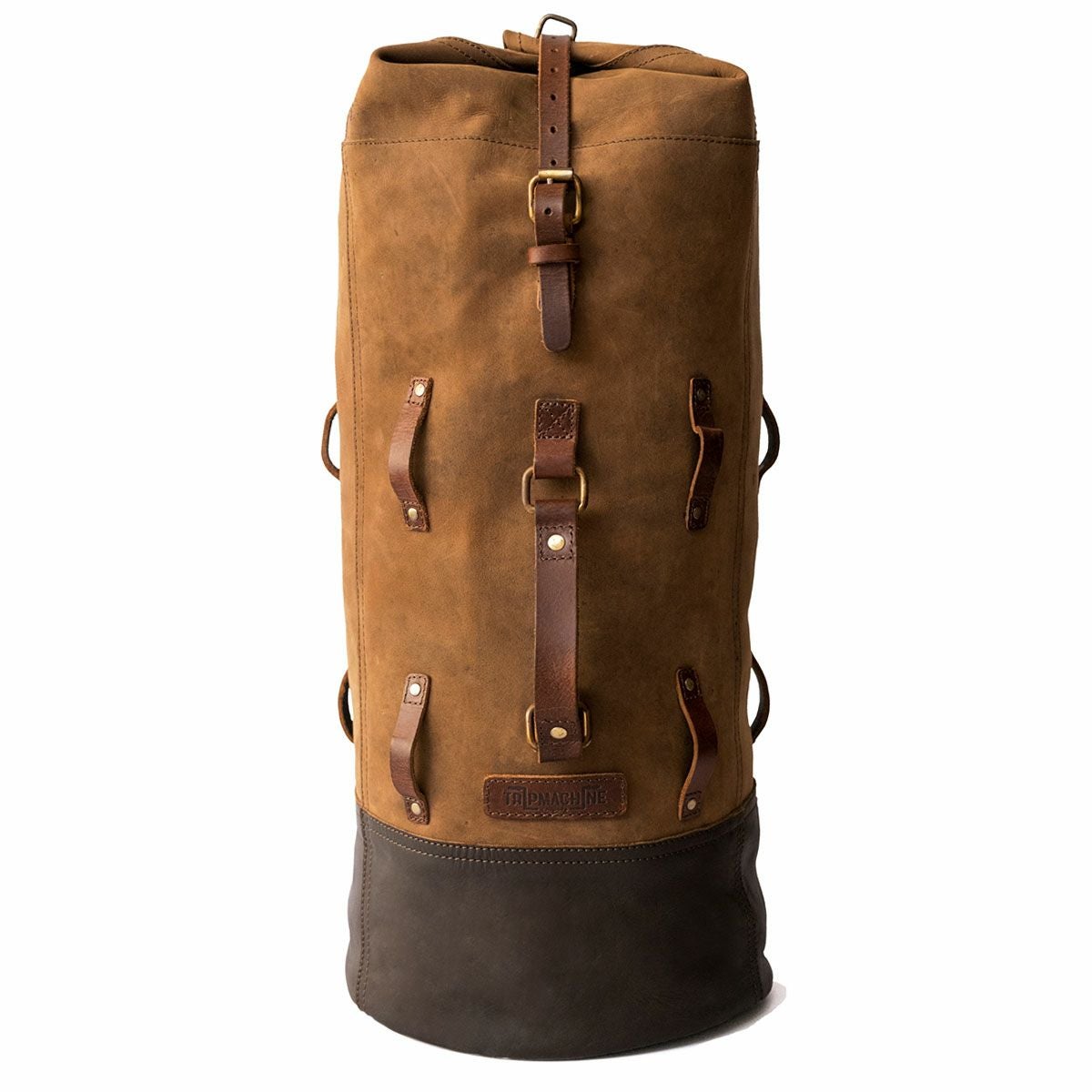 Trip Machine｜レザー ミリタリー ダッフル｜ショルダー｜タバコブラウン
