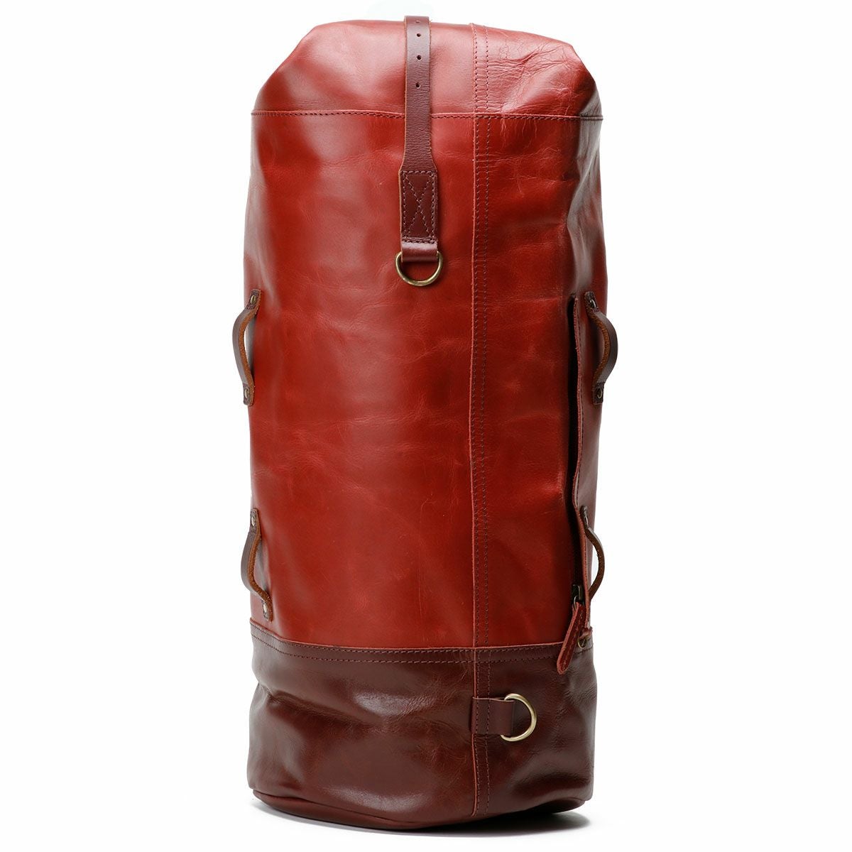 Trip Machine｜レザー ミリタリー ダッフル｜ショルダー｜チェリーレッド