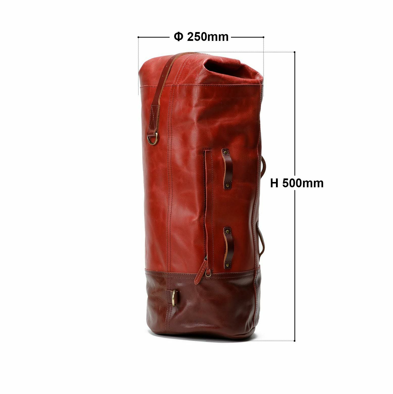 Trip Machine｜レザー ミリタリー ダッフル｜ショルダー