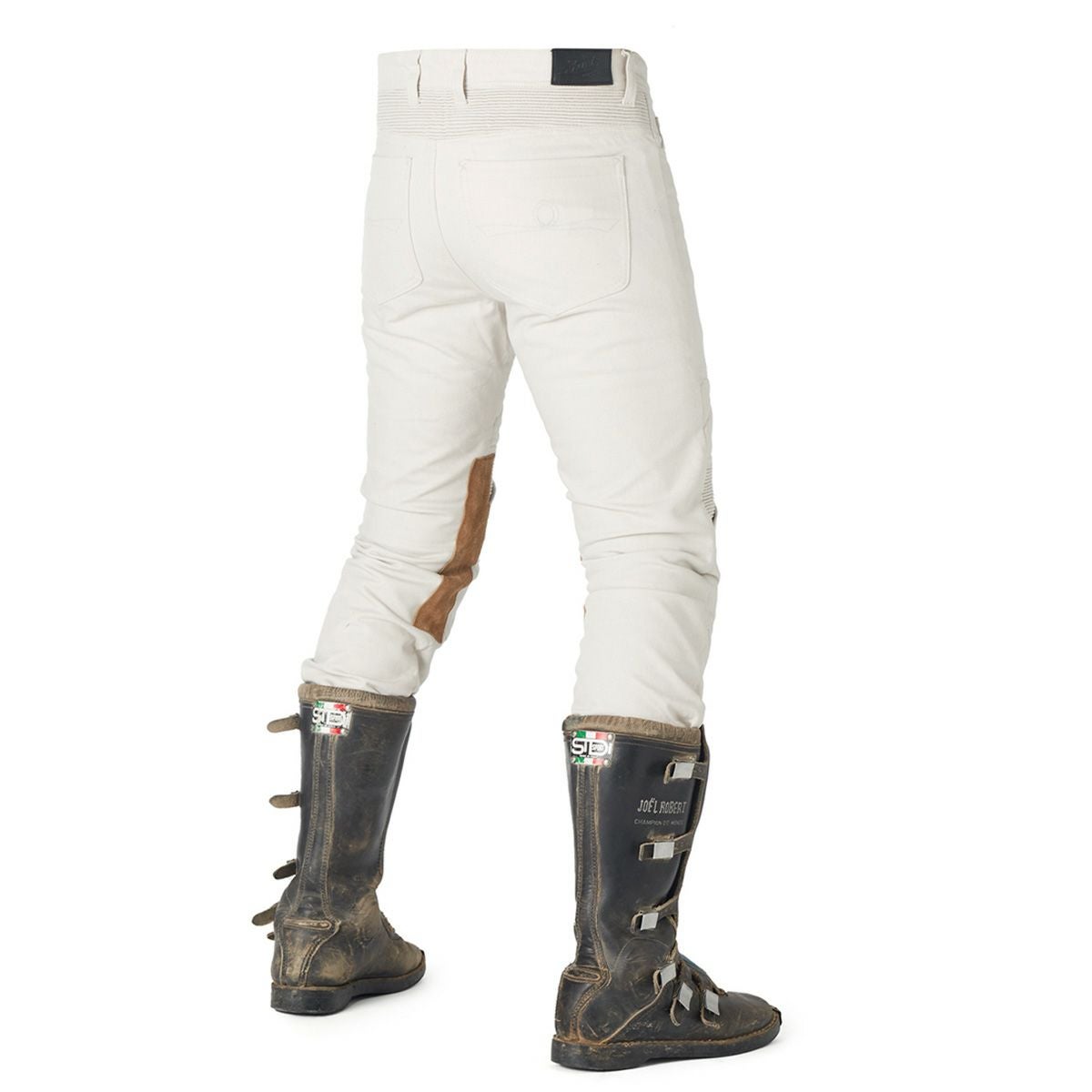Fuel Motorcycles｜サージェント 2 コロニアル パンツ｜その他パンツ｜ホワイト｜着用