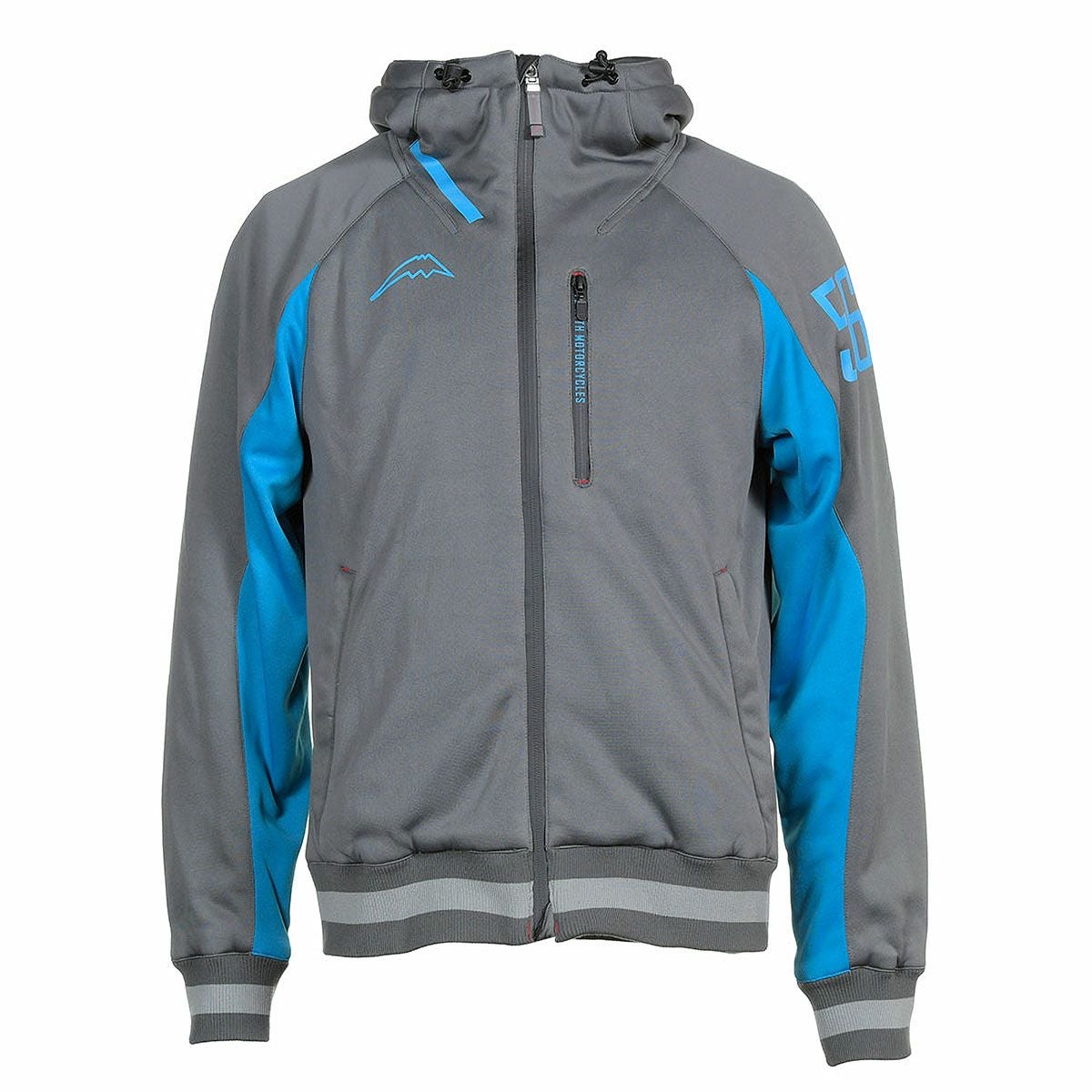 56design｜カプチーノ KF2｜ファブリック｜チャコールグレー×ターコイズ