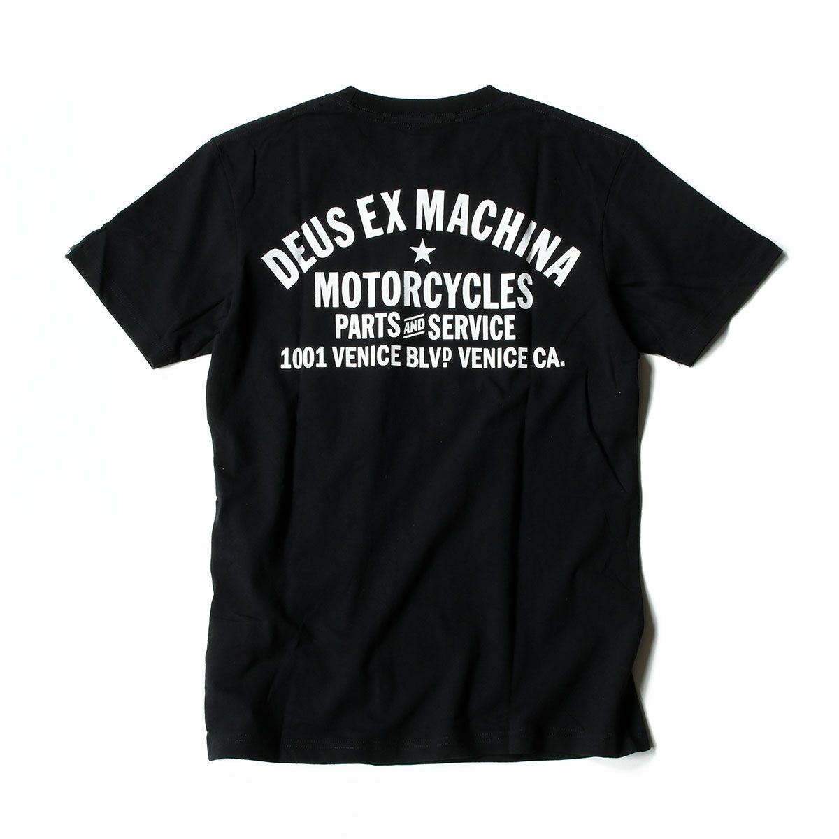 Deus Ex Machina｜ヴェニス アドレス Tシャツ｜Tシャツ｜ブラック