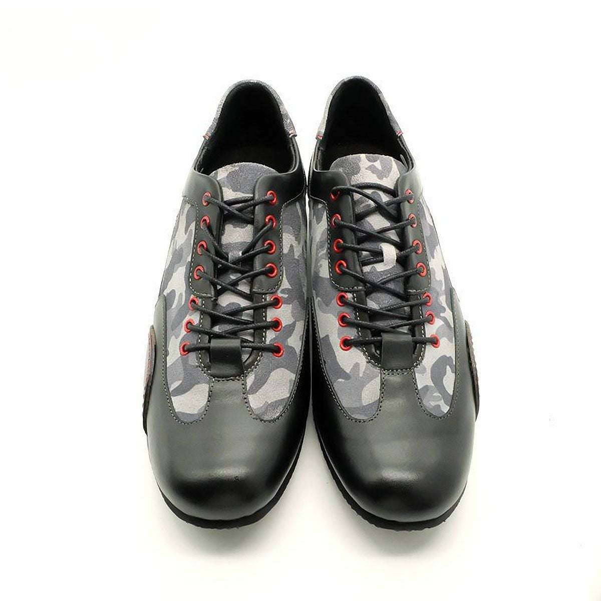 threegenerations｜NI-2425-212 ノイインテレッセ コラボモデル｜スニーカー｜ブラックカモフラージュ