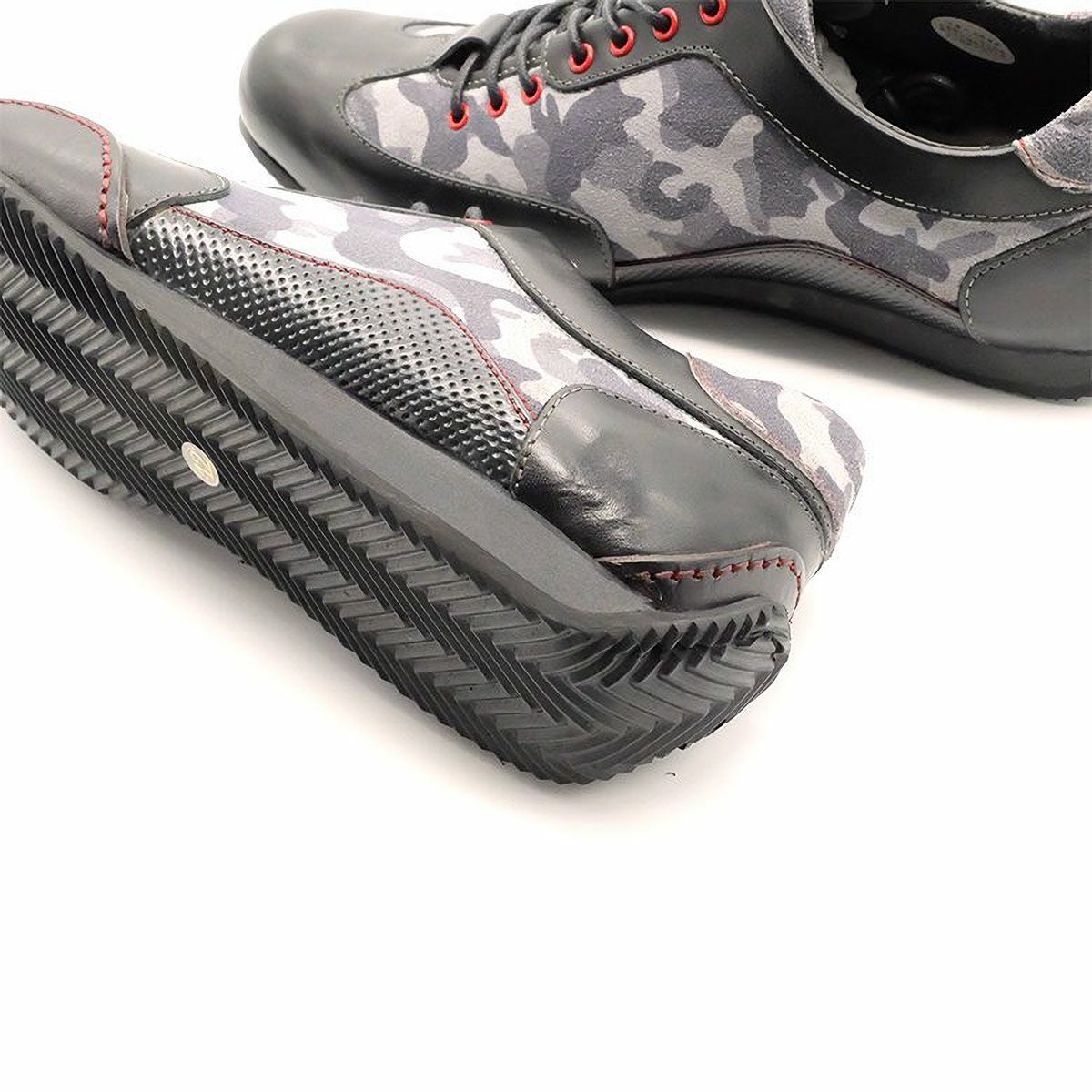 threegenerations｜NI-2425-212 ノイインテレッセ コラボモデル｜スニーカー｜ブラックカモフラージュ