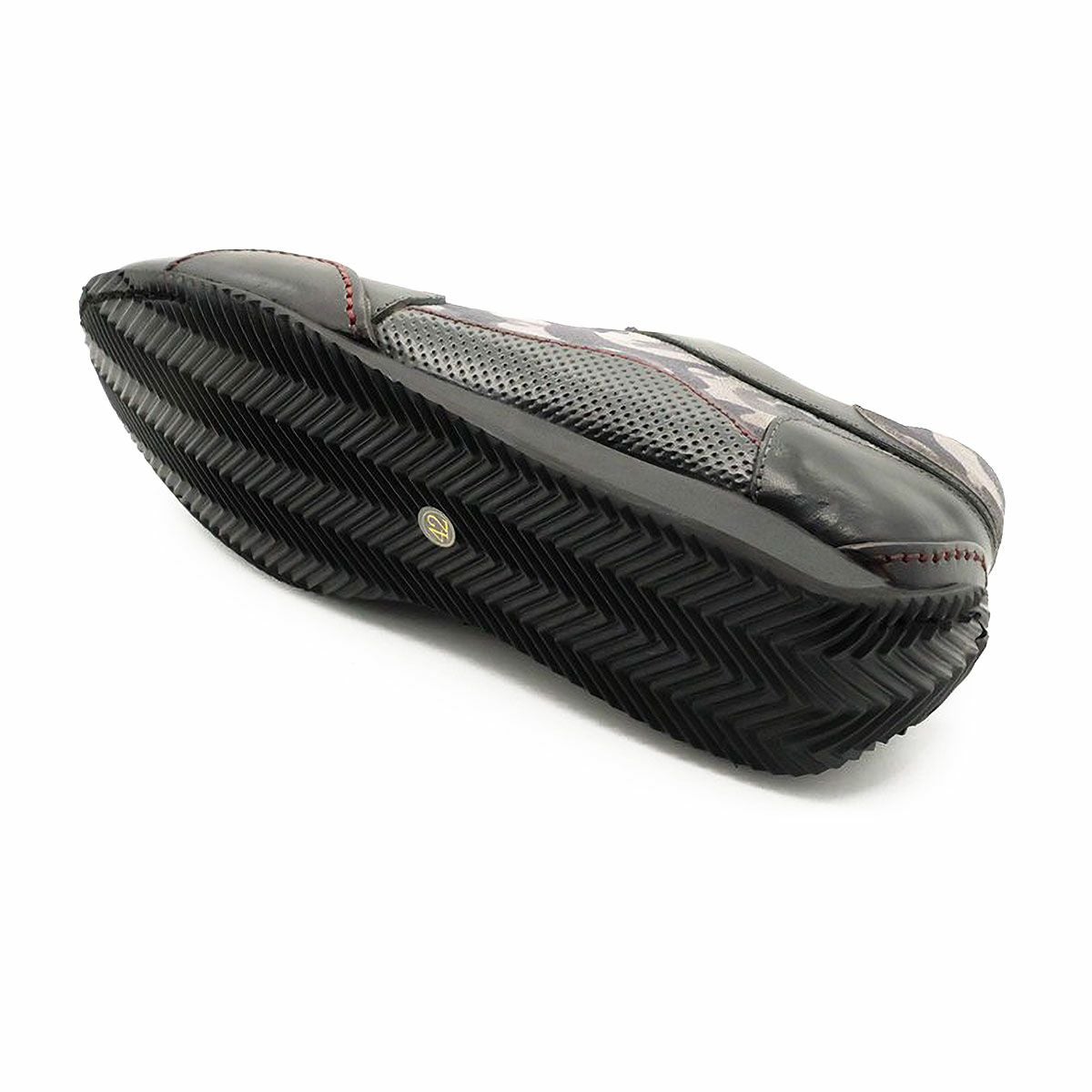 threegenerations｜NI-2425-212 ノイインテレッセ コラボモデル｜スニーカー｜ブラックカモフラージュ