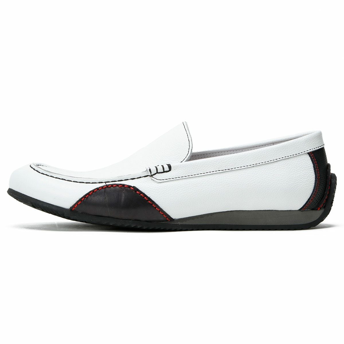 threegenerations｜NI-2427-212 ノイインテレッセ コラボモデル｜モカシン｜ホワイト