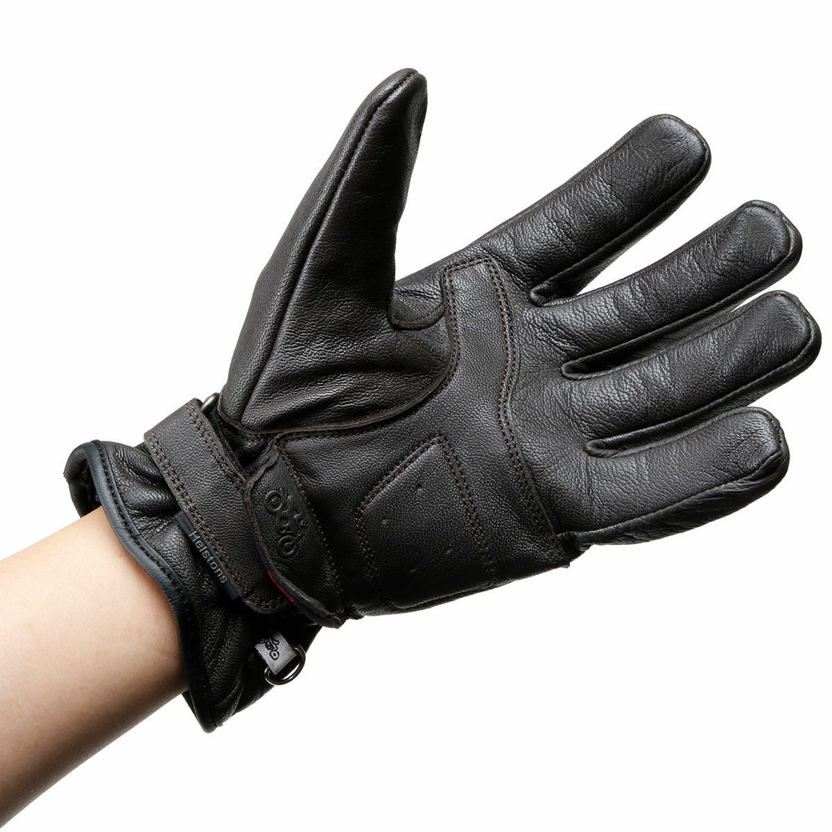 helstons｜ファースト グローブ｜3シーズン｜ブラック｜モデル着用