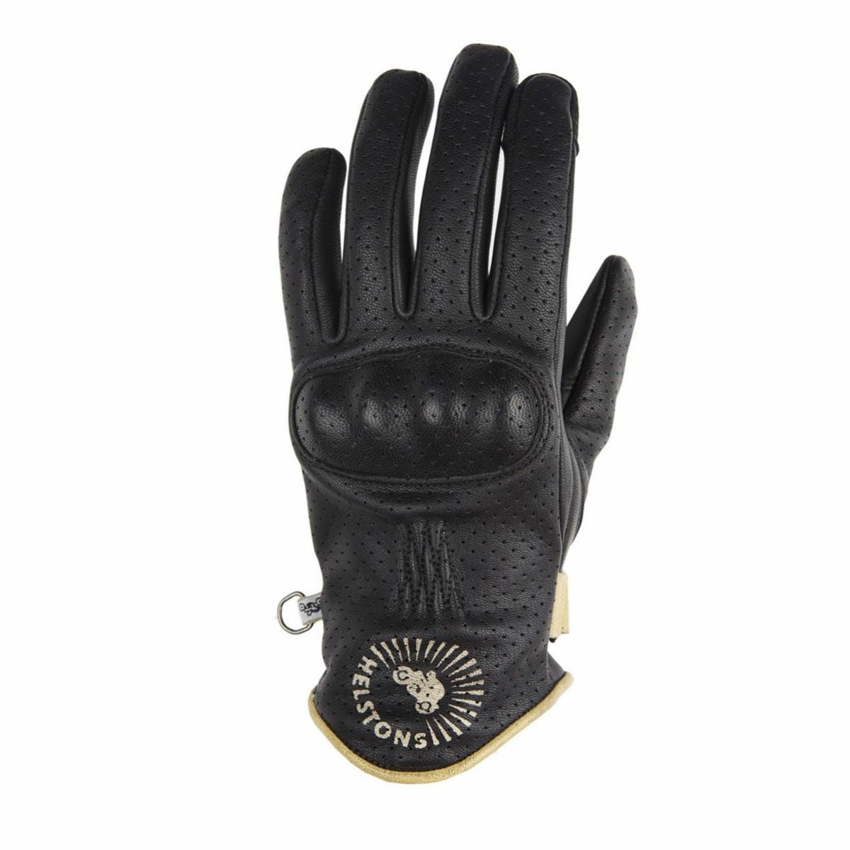 helstons｜サンシャイン エア グローブ レディ｜サマー｜ブラック×ベージュ