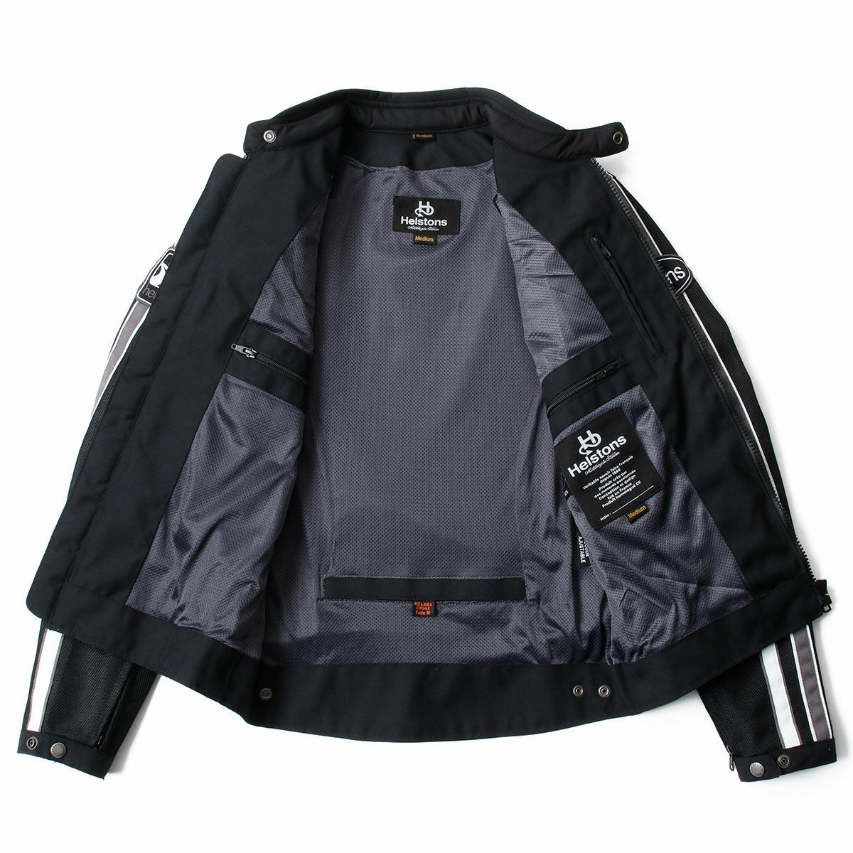 helstons｜ペース メッシュ ジャケット｜アウター｜ブラック