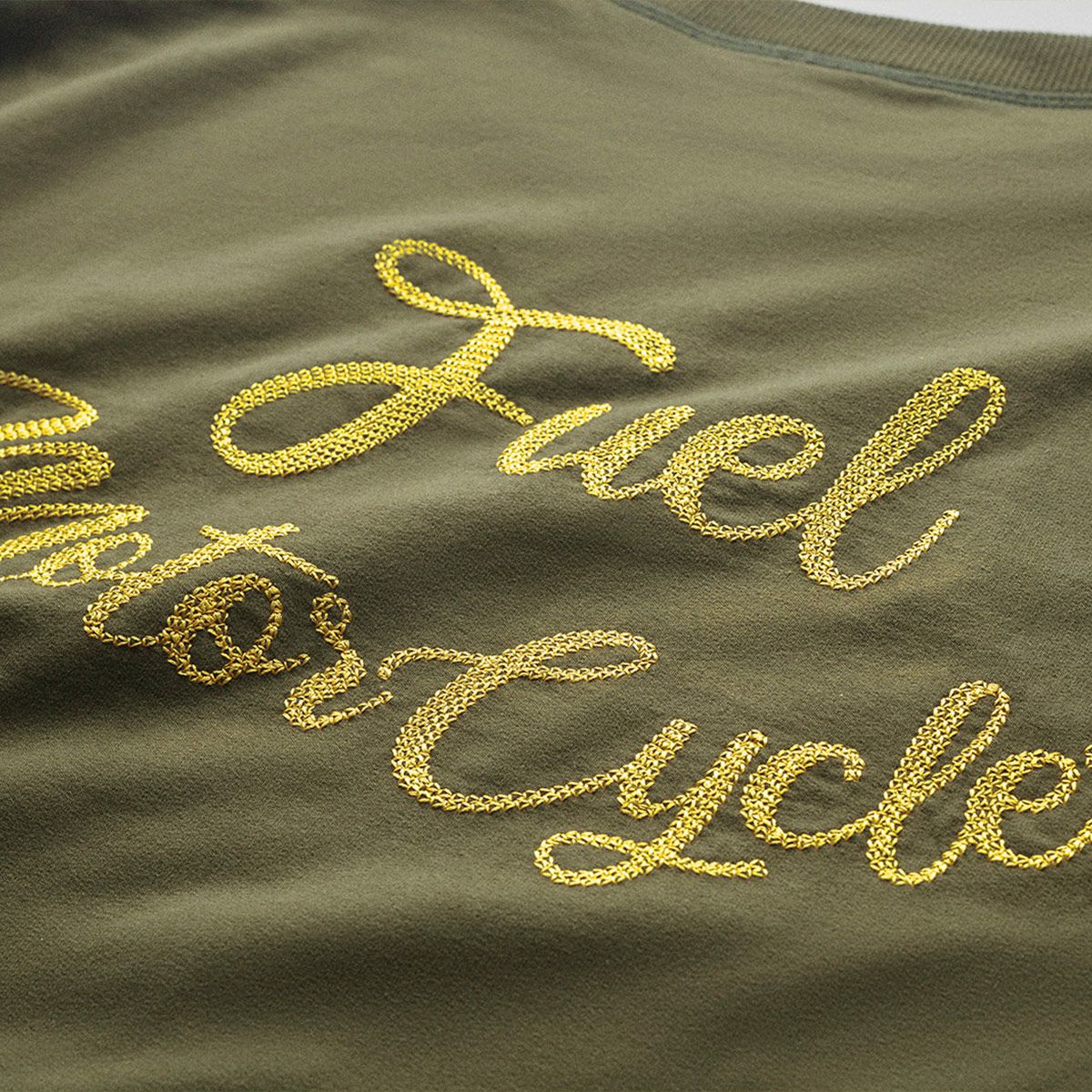 Fuel Motorcycles｜クルー スウェットシャツ｜スウェット｜グリーン