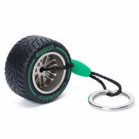 PIRELLI｜ピレリ タイヤ キーリング｜キーホルダー｜グリーン