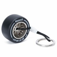 PIRELLI｜ピレリ タイヤ キーリング｜キーホルダー｜ホワイト