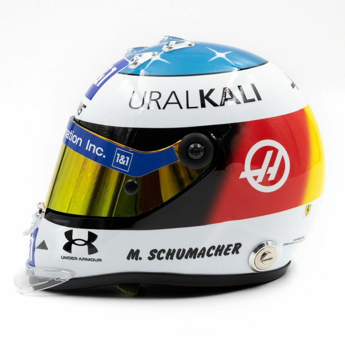 Mick Schumacher｜1/2スケール ミック・シューマッハ 2021年 SPA レプリカ ヘルメット｜模型
