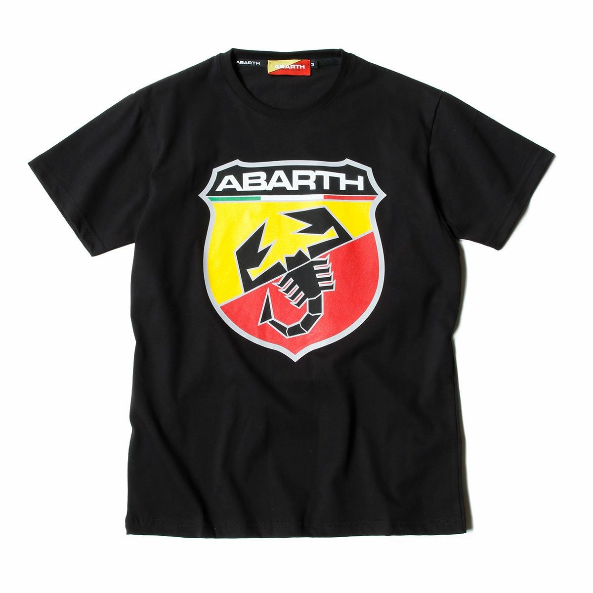 Abarth｜アバルト MC プリント ロゴ Tシャツ｜ブラック