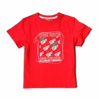 Ferrari｜フェラーリ ワンカラー SF キッズ Tシャツ｜レッド