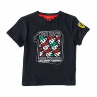 Ferrari｜フェラーリ ワンカラー SF キッズ Tシャツ｜ネイビー