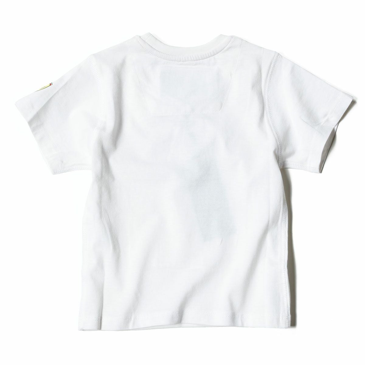 Ferrari｜フェラーリ フラッグ スクデット キッズ Tシャツ｜ホワイト