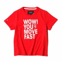 Ferrari｜フェラーリ スクデット ムーブ ファスト キッズ Tシャツ｜Tシャツ｜レッド