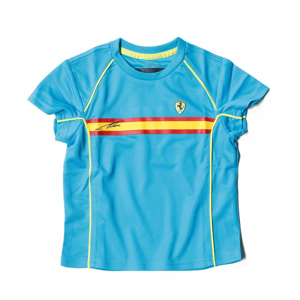 Ferrari｜フェラーリ アロンソ スペイン キッズ Tシャツ｜スカイ