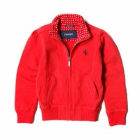 Ferrari｜フェラーリ ロングスリーブ スウェットシャツ キッズ ジャケット｜スウェット｜レッド