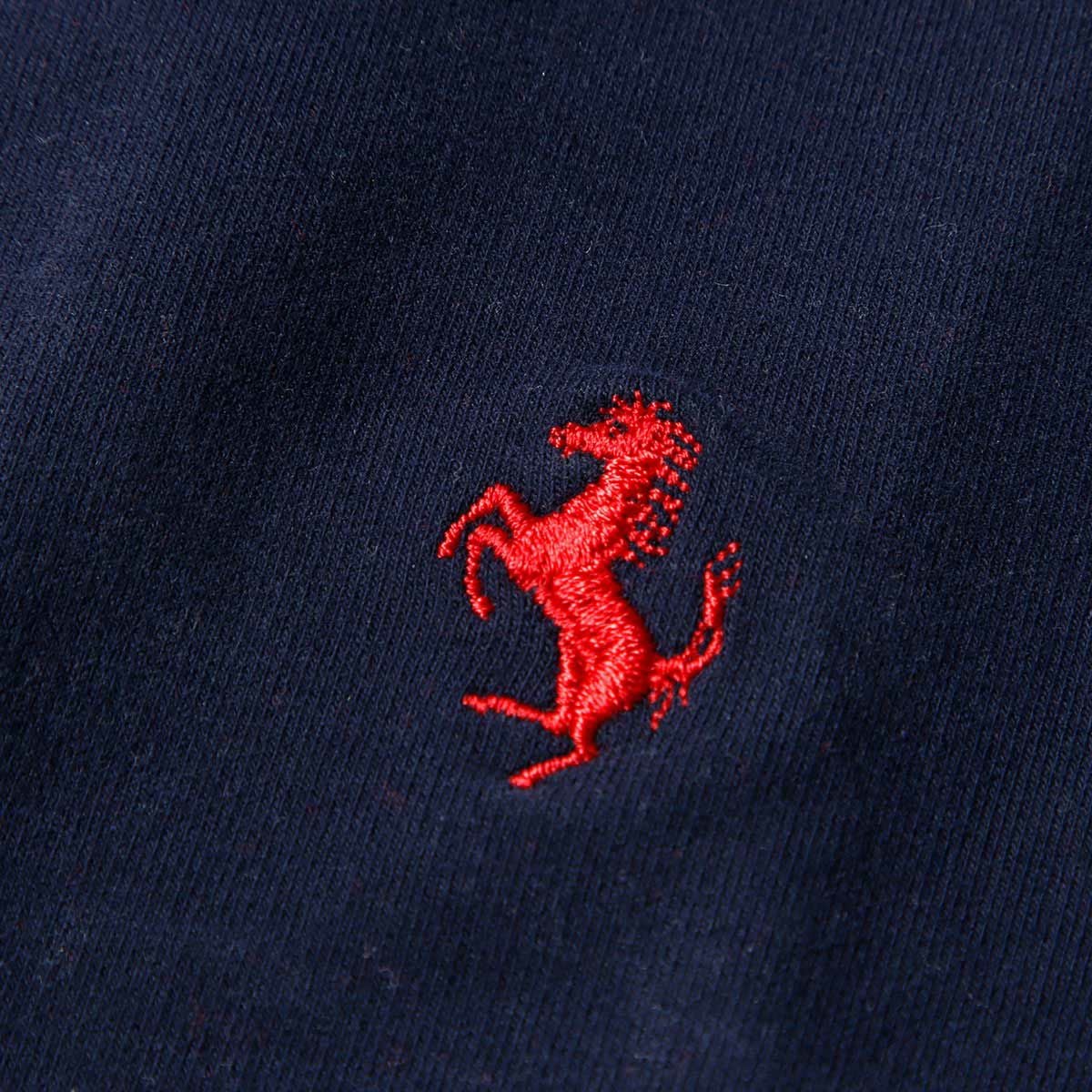 Ferrari｜フェラーリ ロングスリーブ スウェットシャツ キッズ ジャケット｜スウェット｜ネイビー