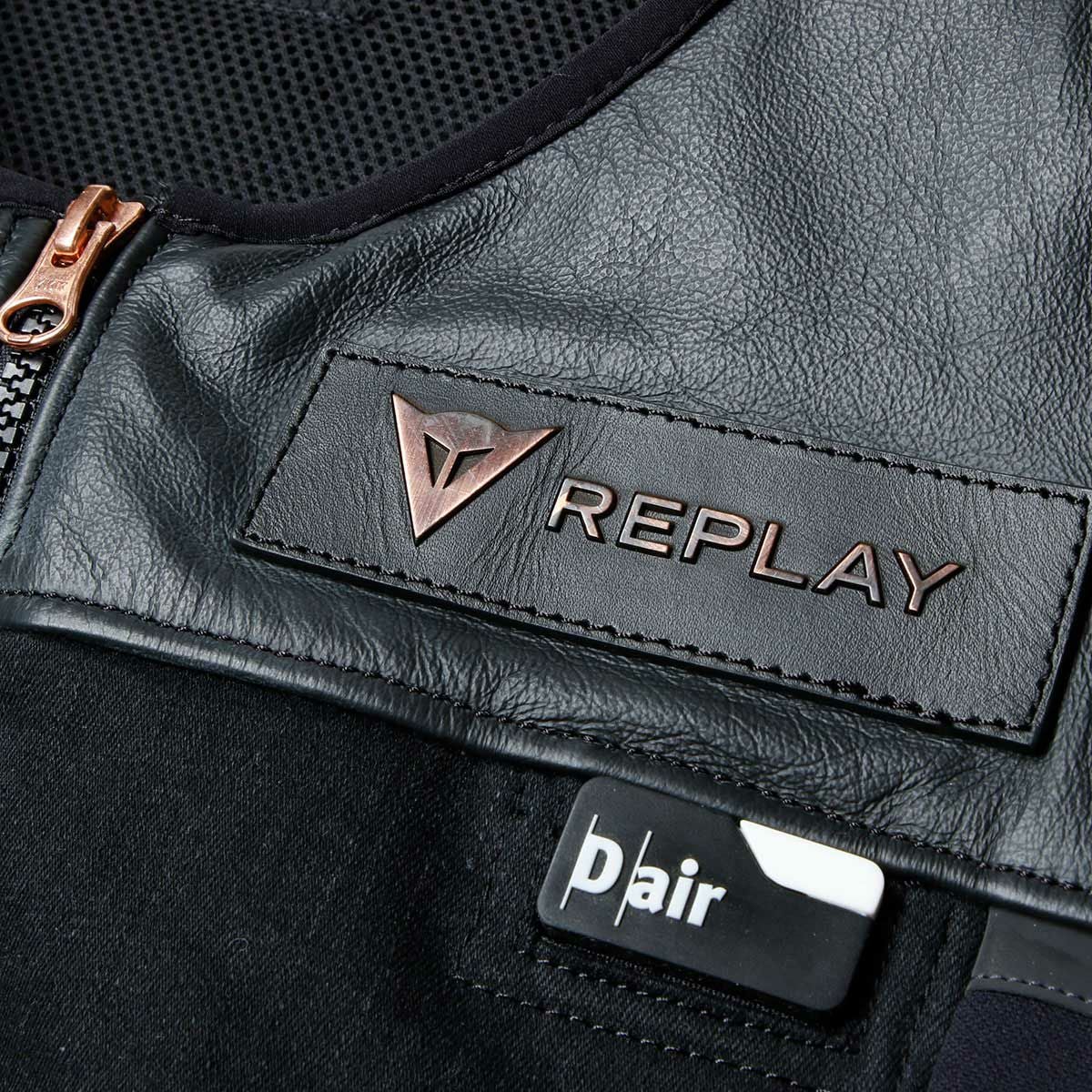 Replay｜REPLAY×DAINESE D-air ハイパーコーデュラスマートジャケット｜ベスト｜ブラック