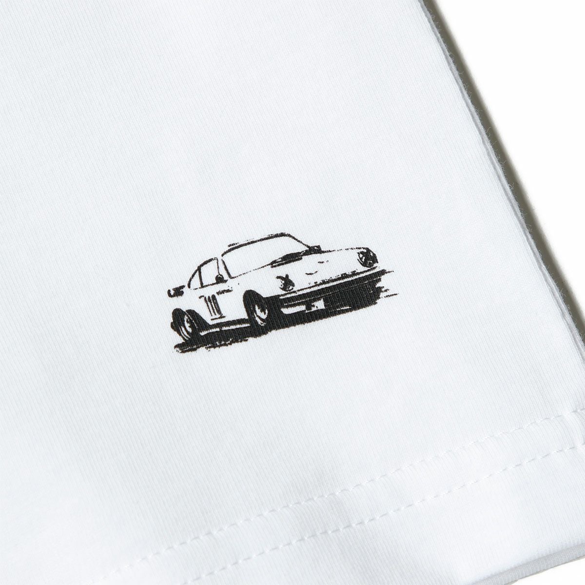 PORSCHE｜ポルシェ レガシー turbo 半袖 Tシャツ｜ホワイト