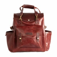 Trip Machine｜アウトランダー サドルバッグ｜バックパック｜チェリーレッド