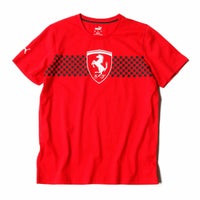 Ferrari｜スクーデリア・フェラーリ チェッカード フラッグ Tシャツ｜レッド