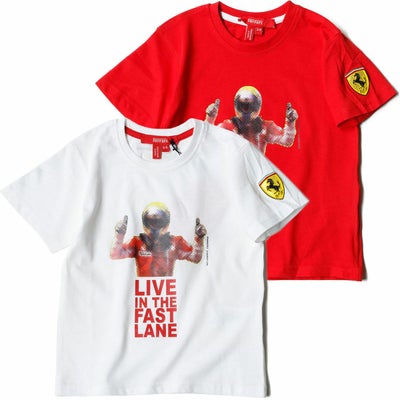 Ferrari｜フェラーリ パイロット キッズ Tシャツ｜
