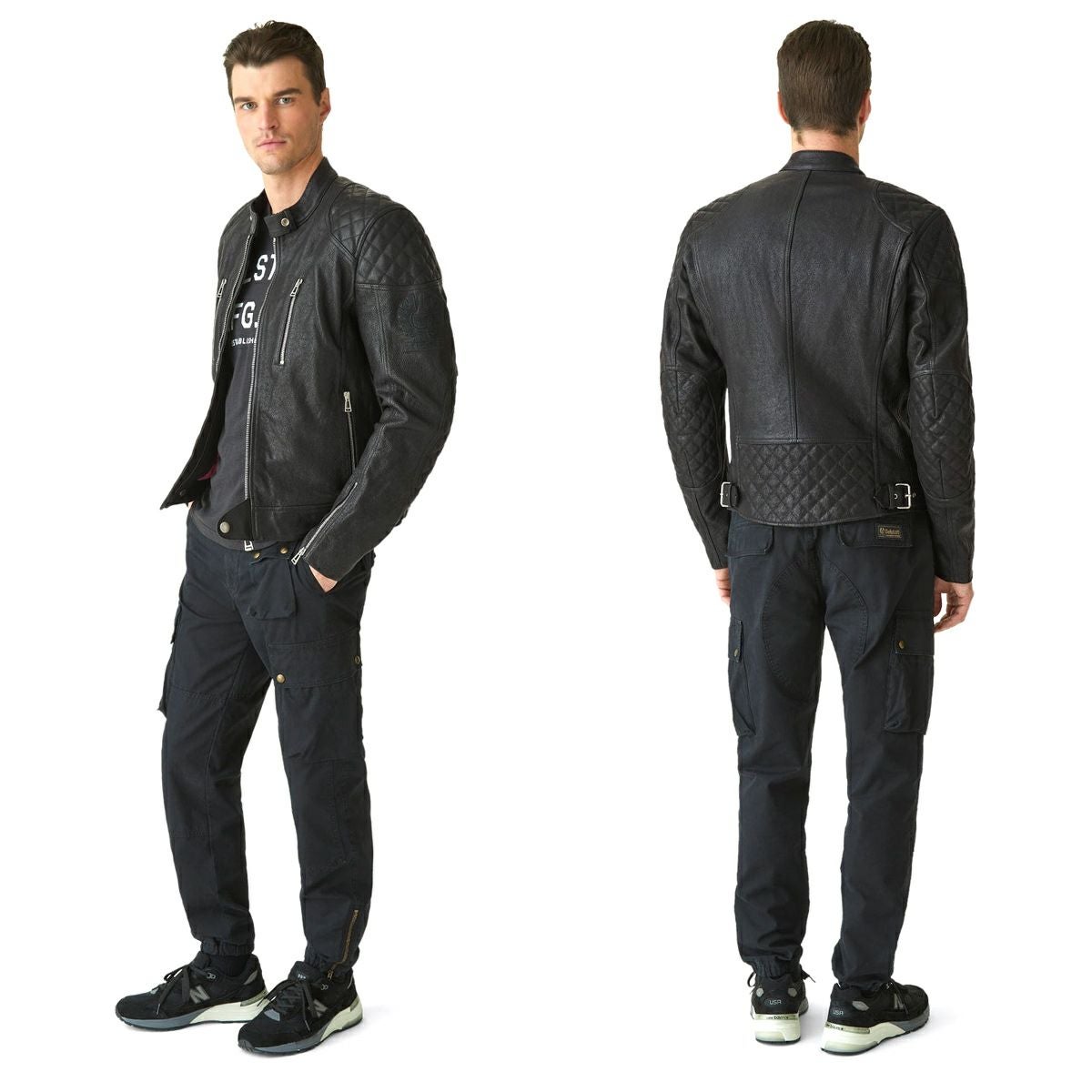 BELSTAFF｜チータム モーターサイクル ジャケット｜レザー｜ブラック