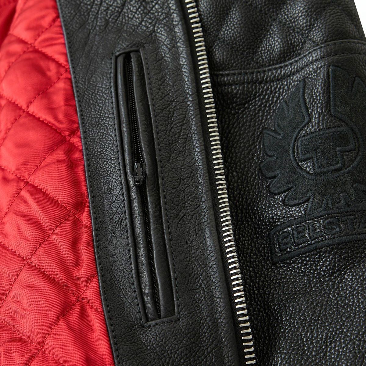 BELSTAFF｜チータム モーターサイクル ジャケット｜レザー｜ブラック｜モデル着用