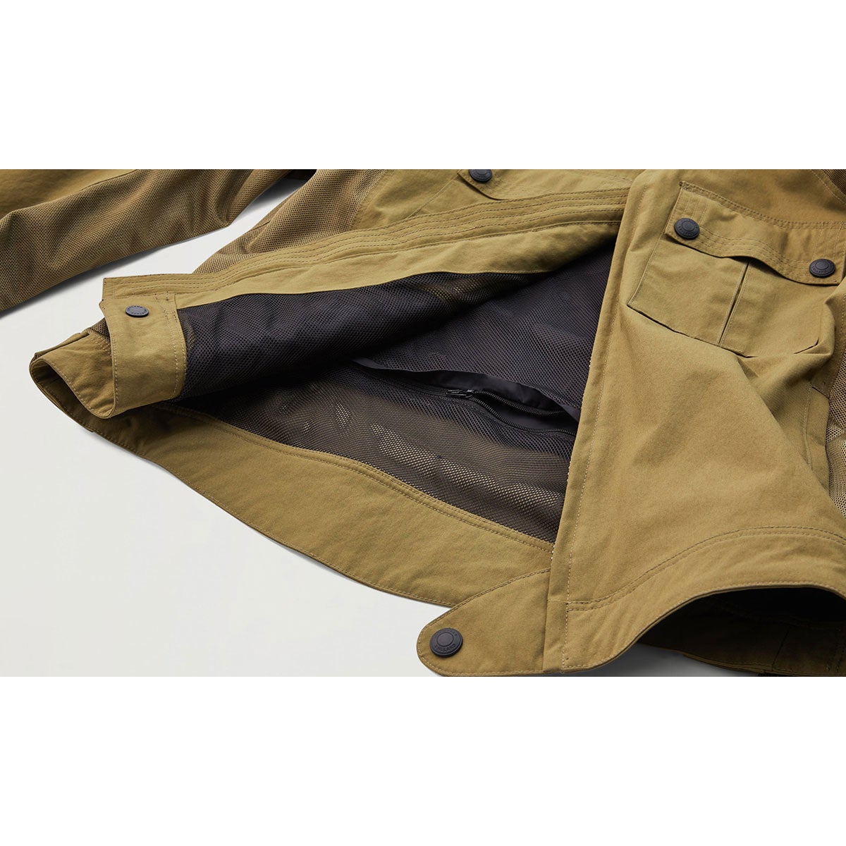 BELSTAFF｜テンプル モーターサイクル ジャケット｜メッシュ｜ベルスタッフオリーブ