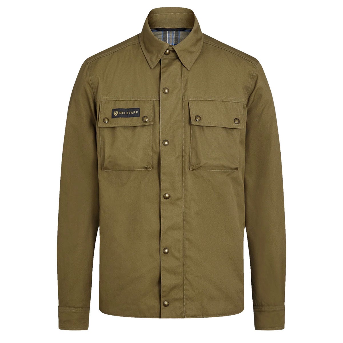 BELSTAFF｜マンション モーターサイクル シャツ｜ファブリック｜ベルスタッフオリーブ