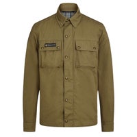 BELSTAFF｜マンション モーターサイクル シャツ｜ファブリック｜ベルスタッフオリーブ