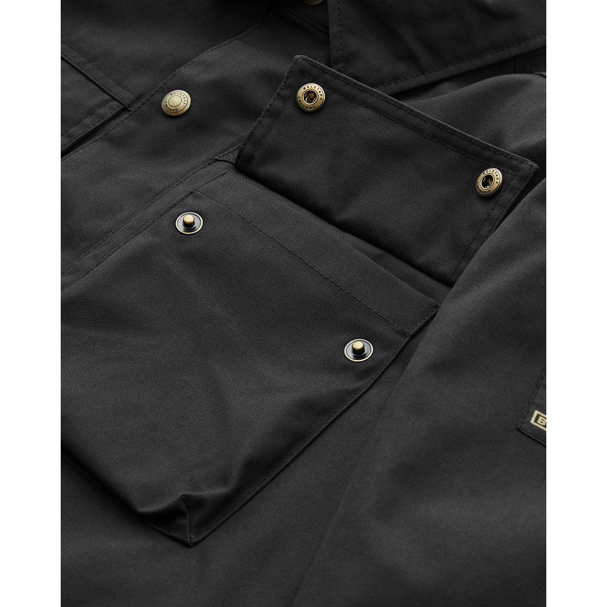 BELSTAFF｜マンション モーターサイクル シャツ｜ファブリック｜ブラック