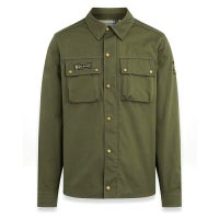 BELSTAFF｜マンション モーターサイクル シャツ｜ファブリック｜ベルスタッフオリーブ
