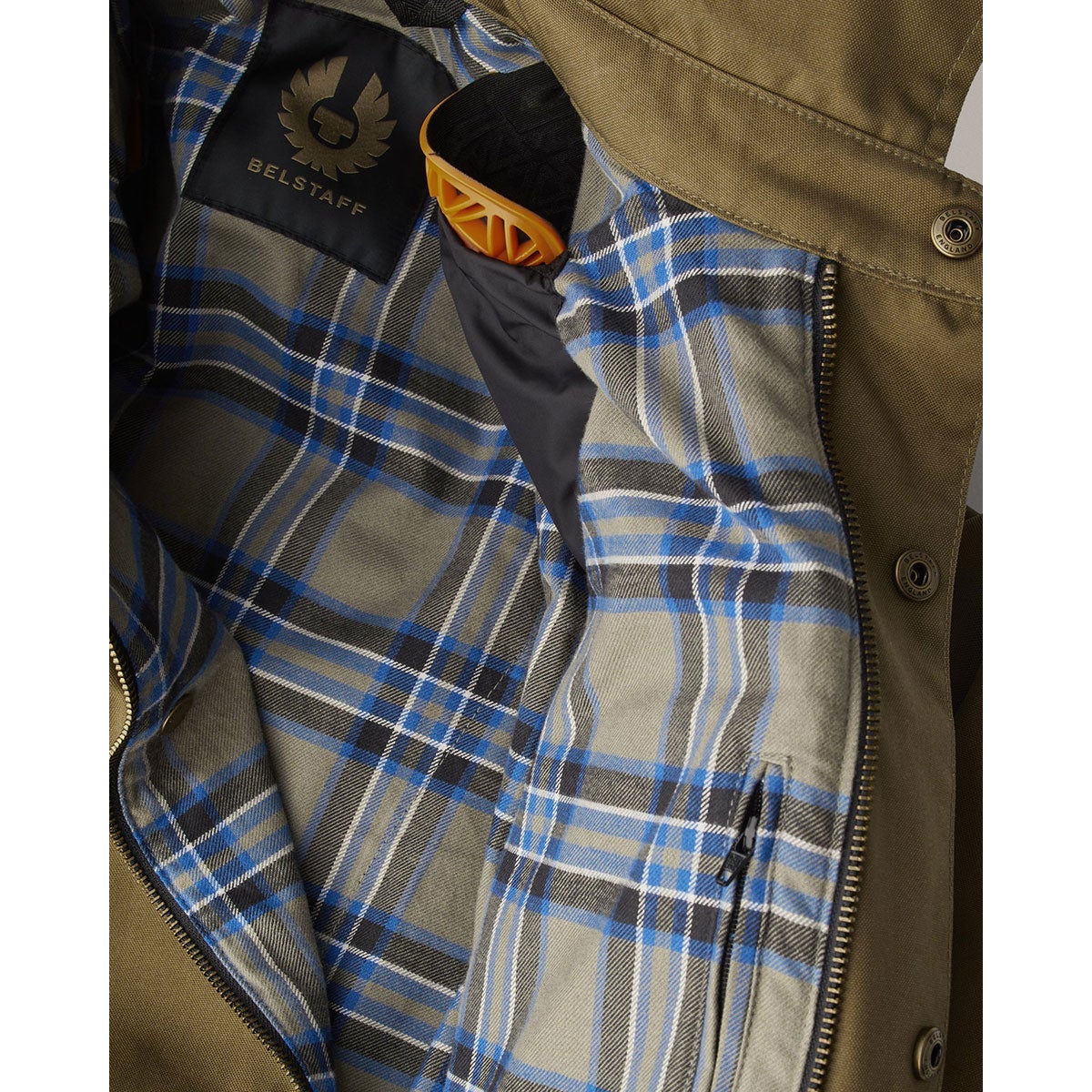 BELSTAFF｜マンション モーターサイクル シャツ｜ファブリック｜ベルスタッフオリーブ