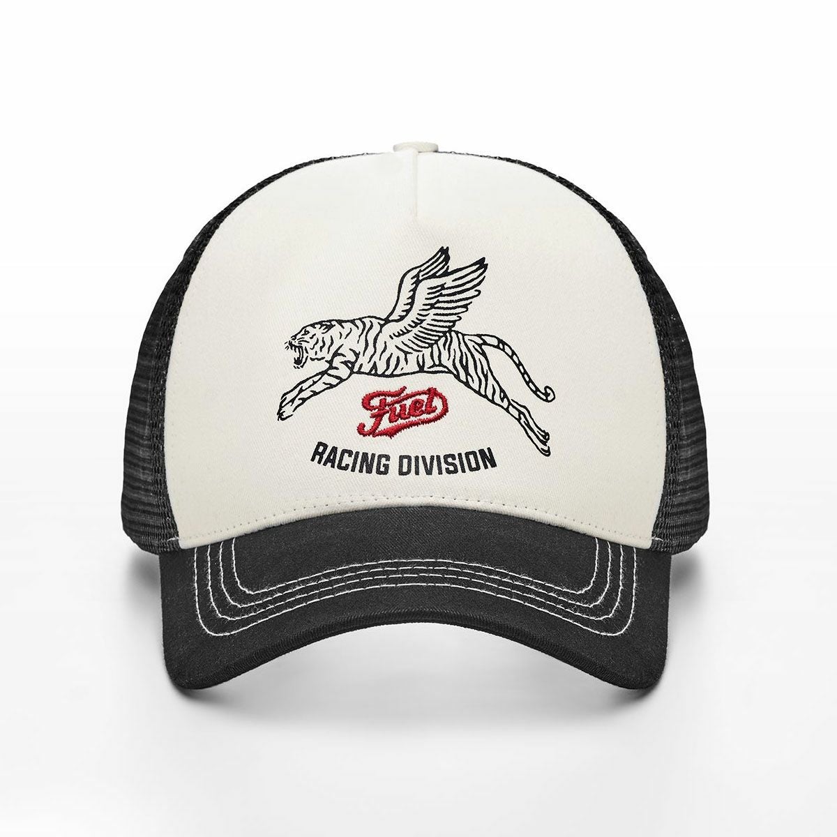 Fuel Motorcycles｜レーシング ディヴィジョン キャップ｜帽子｜ブラック×ホワイト