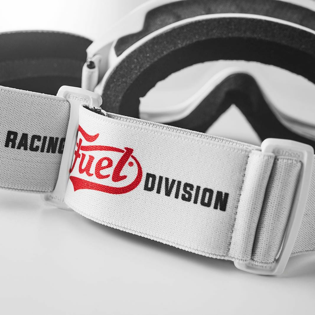 Fuel Motorcycles｜レーシング ディヴィジョン ゴーグル｜ホワイト
