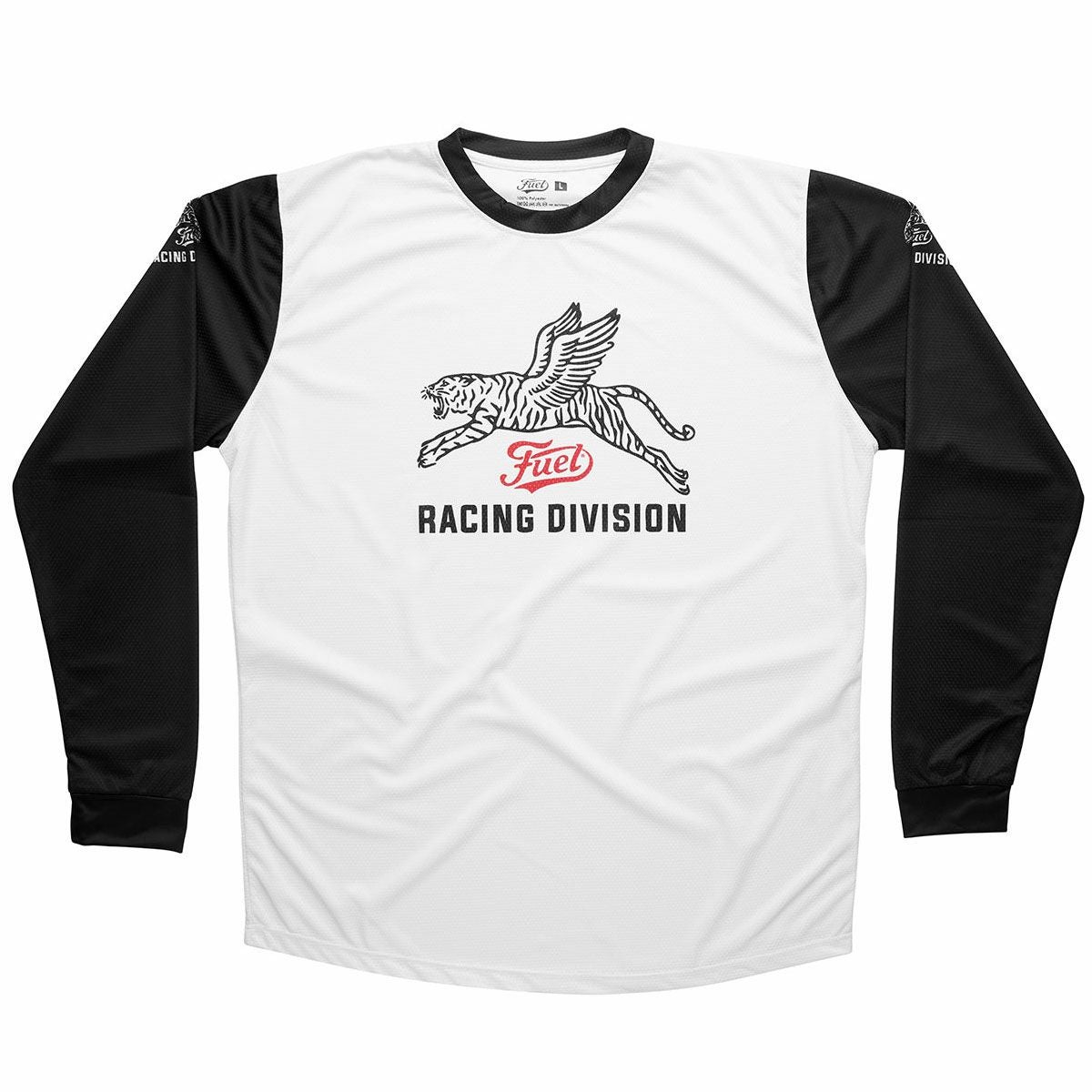 Fuel Motorcycles｜レーシング ディヴィジョン ジャージ｜MXジャージ｜ホワイト×ブラック