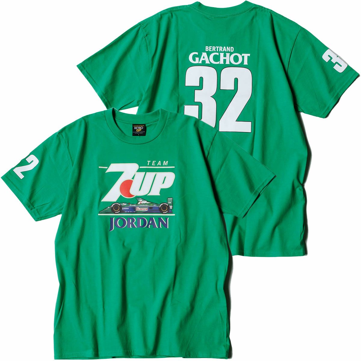 RETRO FORMULA 1｜7UP Jordan 191 Gachot T-shirt 02｜Tシャツ